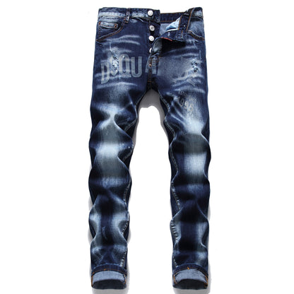 SOLA-DSQ2 24SS printing Jeans