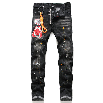 SOLA-DSQ2 Maple leaf personalized Jeans