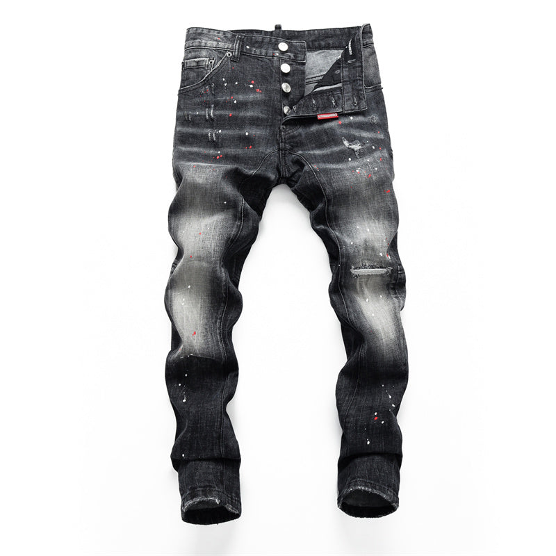 SOLA-DSQ2 New Man Hole Jeans