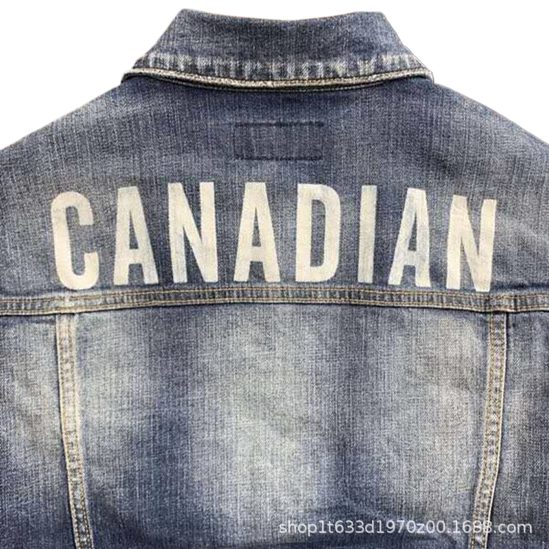 DSQ2 2024ss Man Letters Denim Jacket