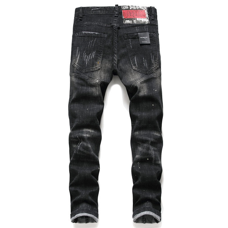 SOLA-DSQ2 Maple leaf personalized Jeans