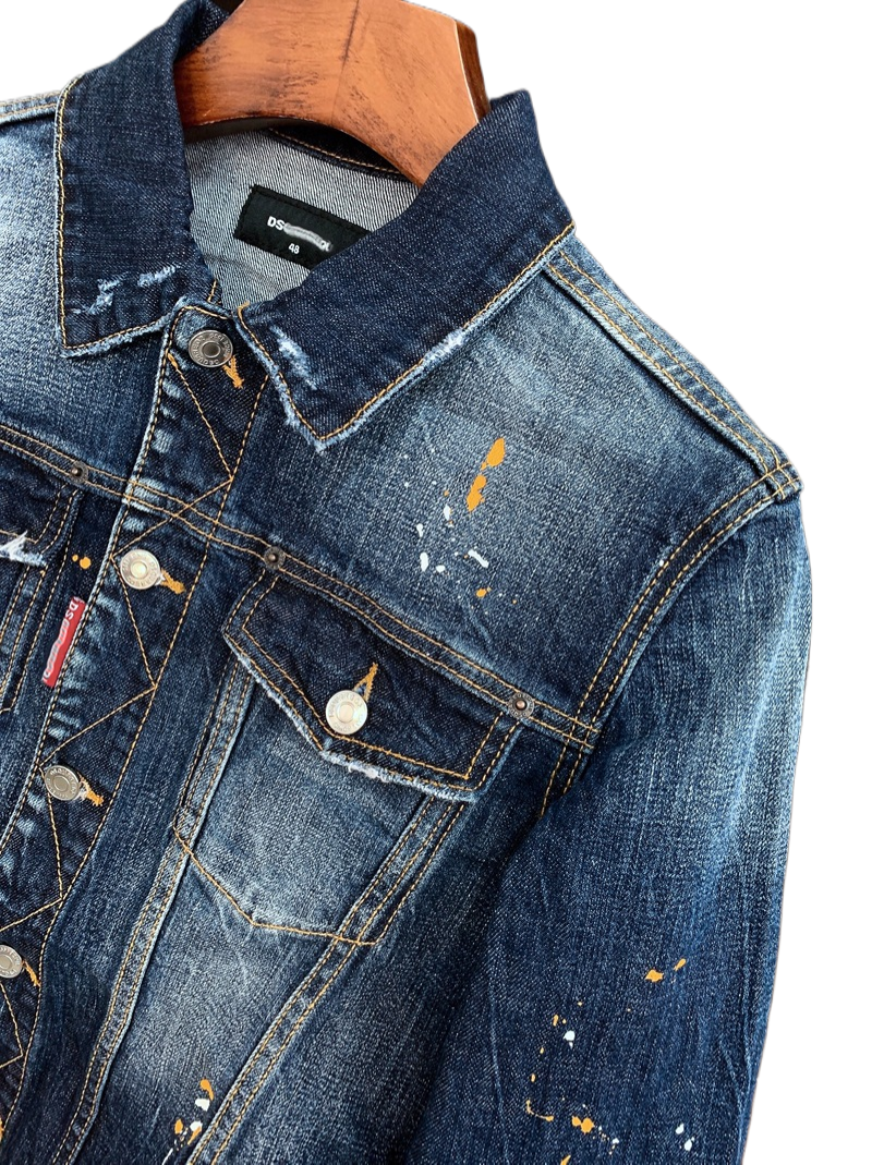 DSQ2 2024ss Man Letters Denim Jacket