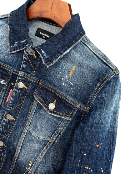 DSQ2 2024ss Man Letters Denim Jacket