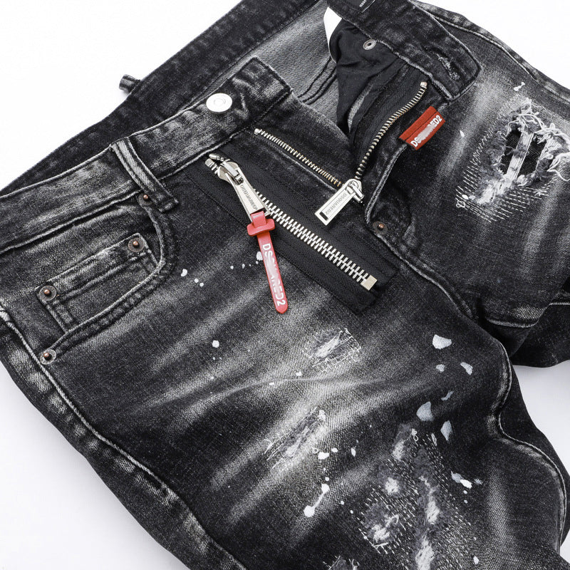 SOLA-DSQ2 New Man Hole Jeans