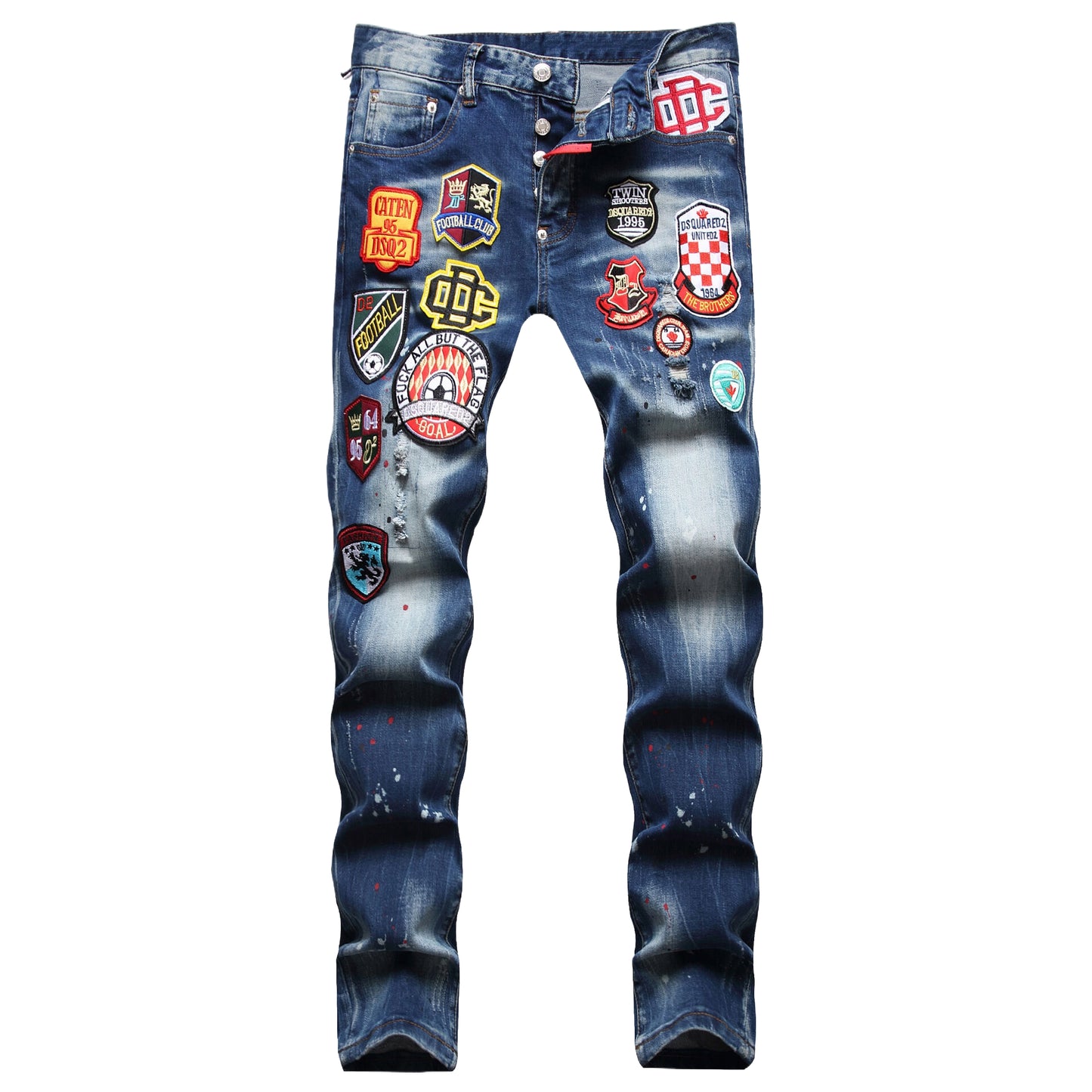 SOLA-DSQ2 24ss printing Jeans