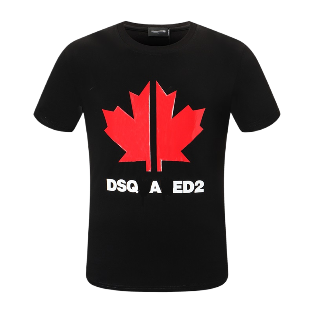 New-D2 Maple Leaf Print T-shirt