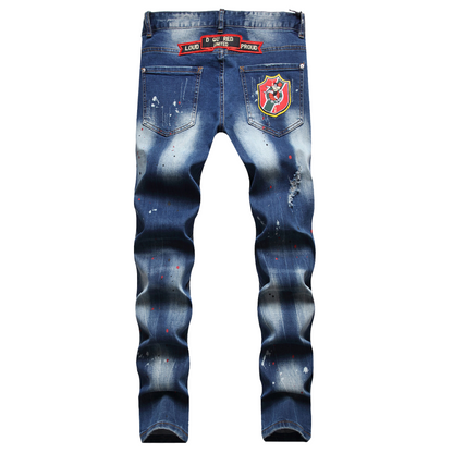 SOLA-DSQ2 24ss printing Jeans