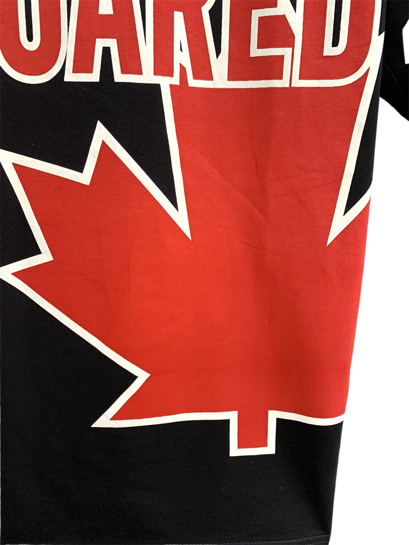 New-D2  Maple Leaf LOGO Cotton T-shirt