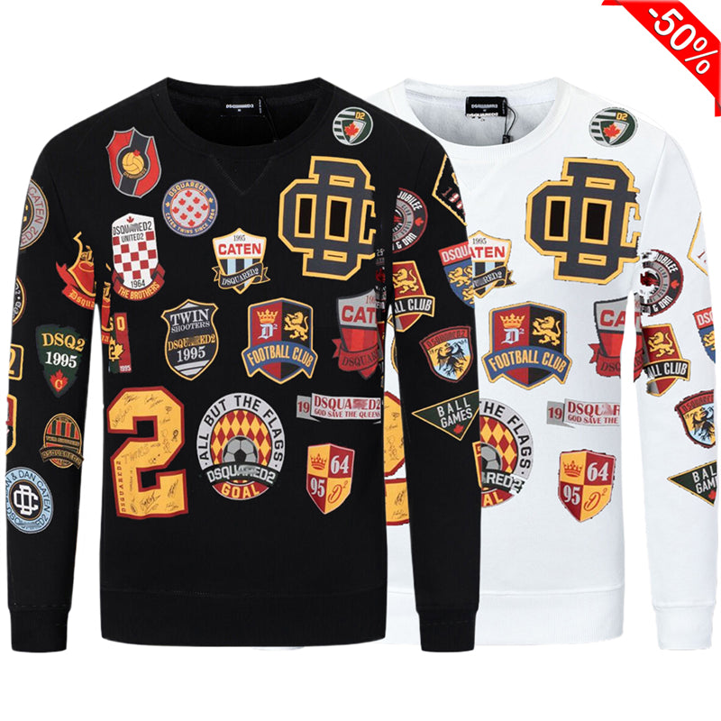 SOLA-DSQ2 2024ss badge Sweatshirt