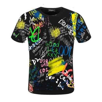 New-D2 Graffiti Craft Cotton T-shirt