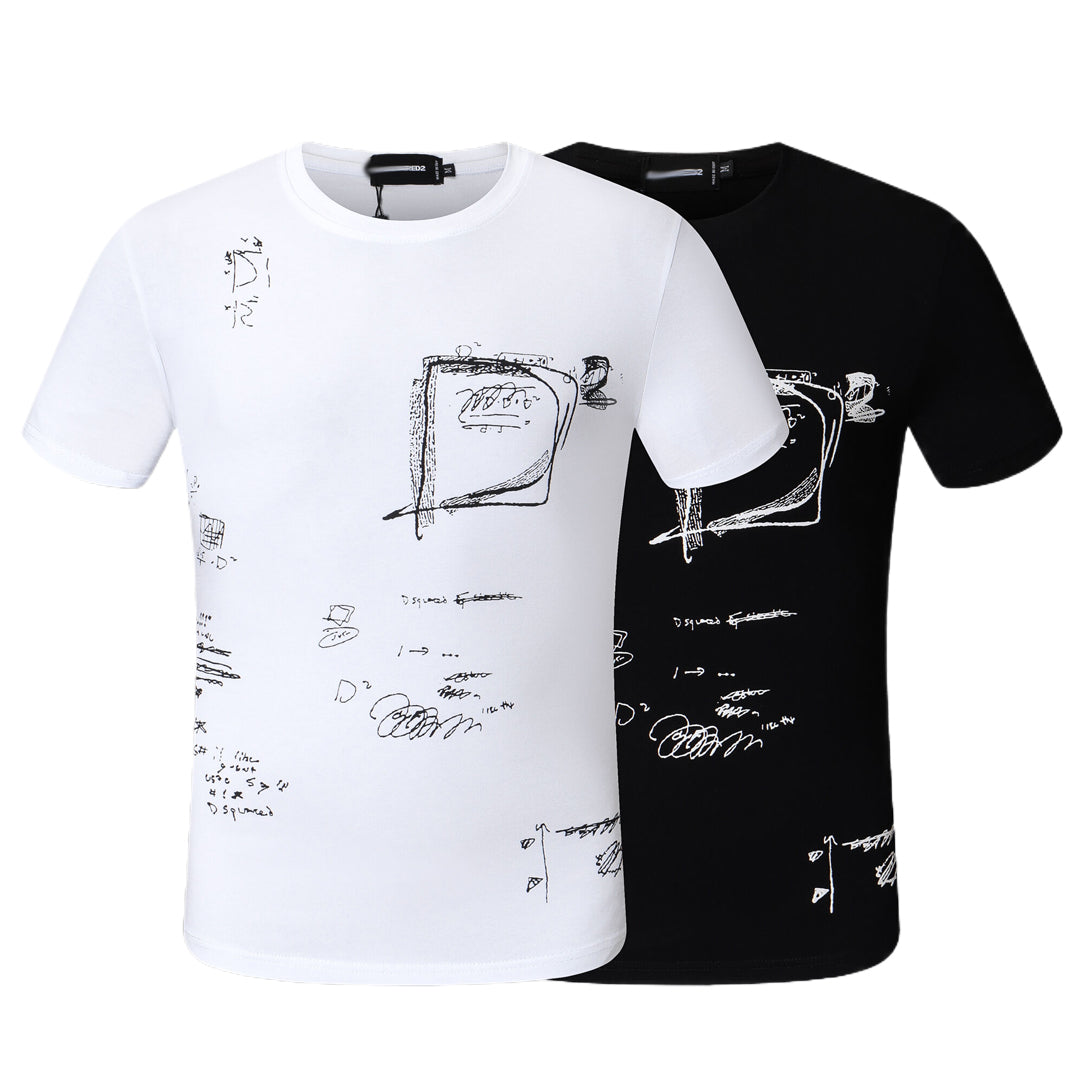 SOLA-D2 Math Print Cotton T-shirt