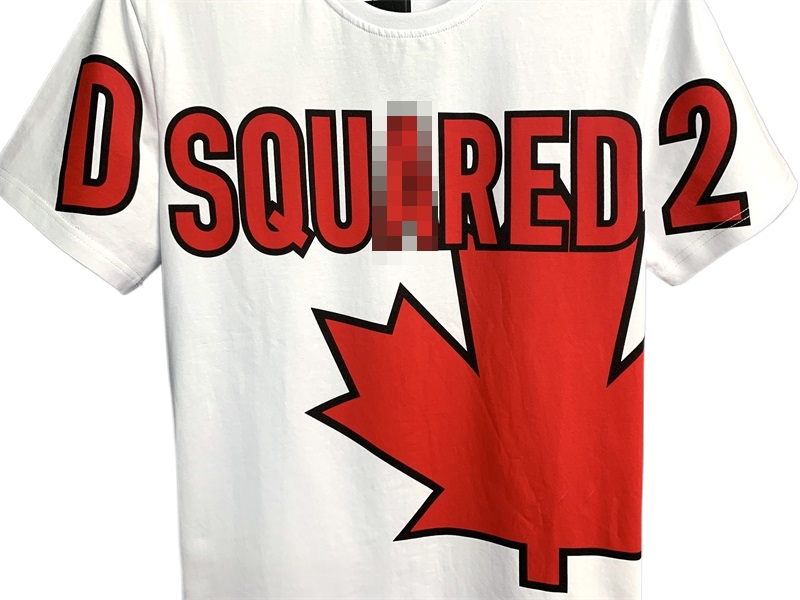 New-D2  Maple Leaf LOGO Cotton T-shirt