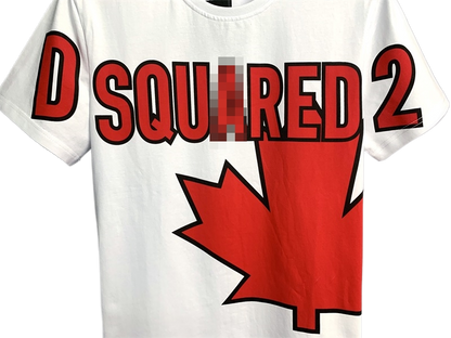 New-D2  Maple Leaf LOGO Cotton T-shirt