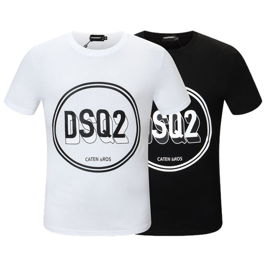 New-D2 Print 2024ss Cotton T-shirt