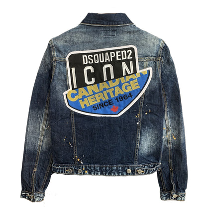 DSQ2 2024ss Man Letters Denim Jacket