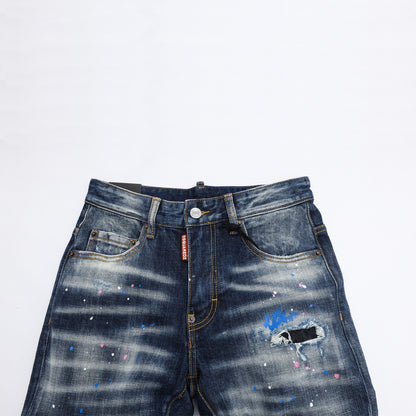 SOLA-DSQ2 2024ss Spray Paint Jeans