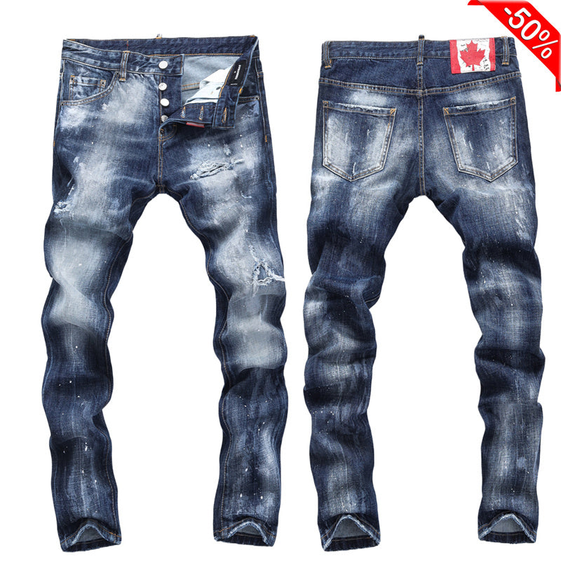 SOLA-DSQ2 New Man Hole Jeans