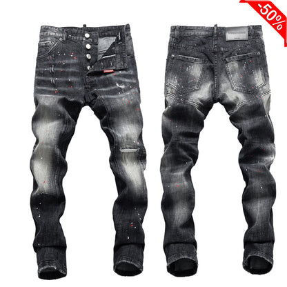 SOLA-DSQ2 New Man Hole Jeans