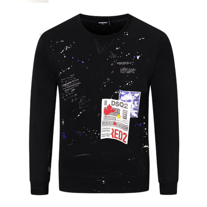 SOLA-DSQ2 2024ss Graffiti sweatshirt