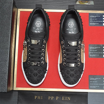 PP New Men's Skull Diamond Sneakers