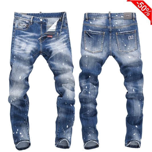 SOLA-DSQ2 New Letter embroidery Jeans