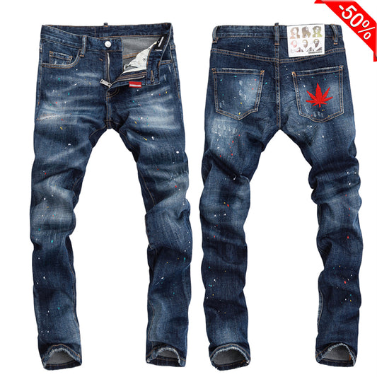 SOLA-DSQ2 New Man Ink Splash Jeans