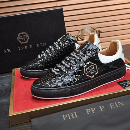 PP Men New Men's leather sneakers