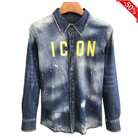 DSQ2 2024ss Man Letters Denim Jacket