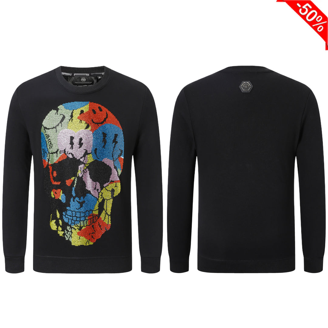 SOLA-Philpp New Skull Diamond Crewneck Sweatshirt