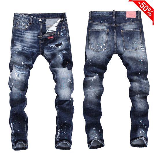 SOLA-DSQ2 Hole Process  Jeans