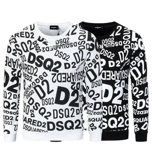 SOLA-DSQ2 2024ss printing sweatshirt