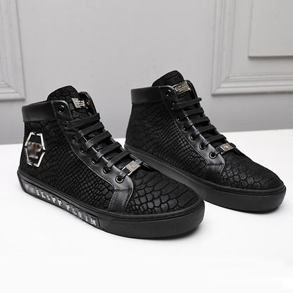 PP New Men's high-top leather Sneakers