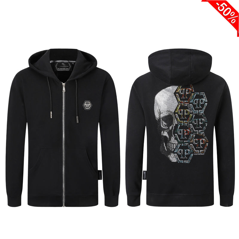 SOLA-Philpp New Skull Diamond Hoodie