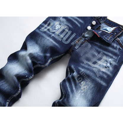 SOLA-DSQ2 24SS printing Jeans