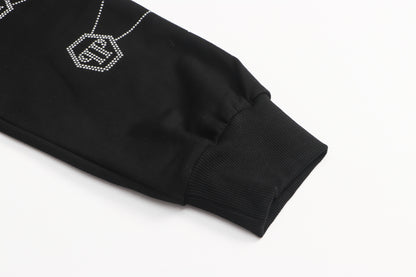 SOLA-PP Men's Alphabet Diamonds Sweatpants