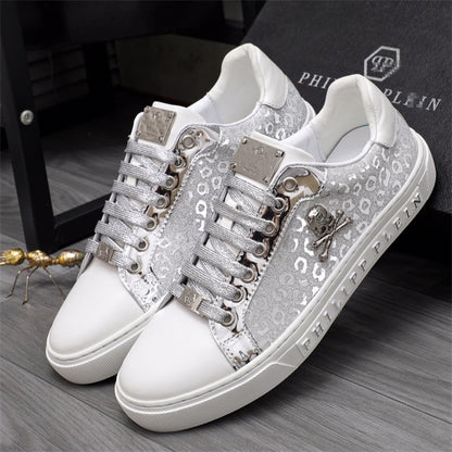 PP Men New Men's Skull Diamond Sneakers