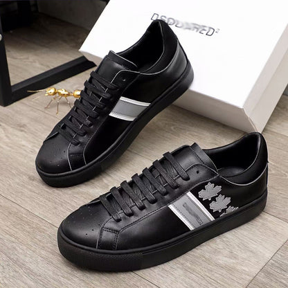 SOLA-DSQ2 New Men's Leather Sneakers