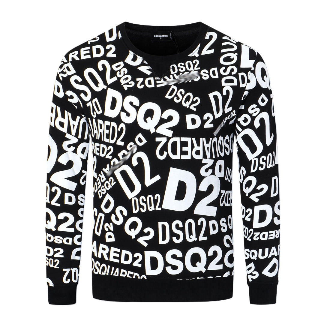 SOLA-DSQ2 2024ss printing sweatshirt