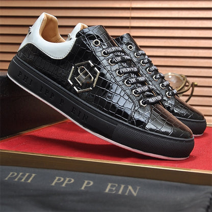 PP Men New Men's leather sneakers