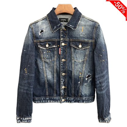 DSQ2 2024ss Man Letters Denim Jacket