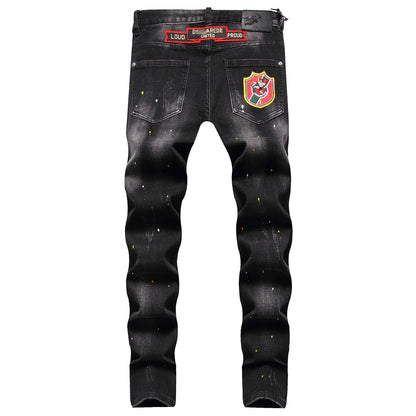 SOLA-DSQ2 24ss printing Jeans