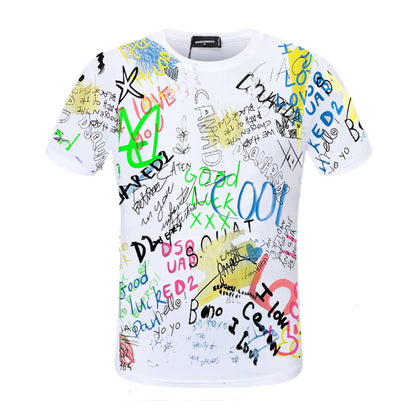 New-D2 Graffiti Craft Cotton T-shirt