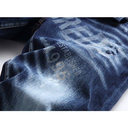 SOLA-DSQ2 24SS printing Jeans