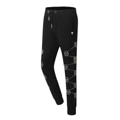 SOLA-PP Men's Alphabet Diamonds Sweatpants