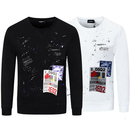 SOLA-DSQ2 2024ss Graffiti sweatshirt