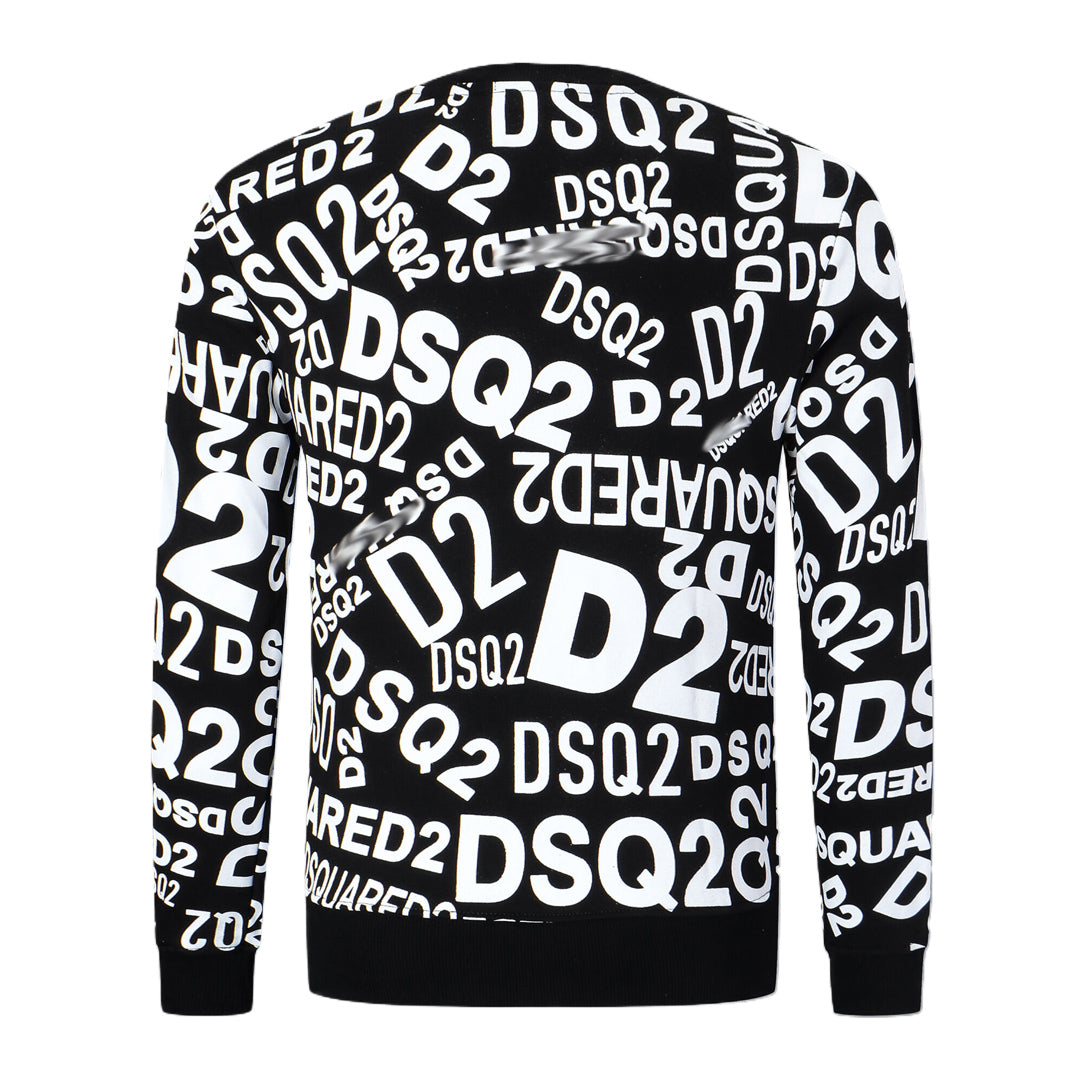 SOLA-DSQ2 2024ss printing sweatshirt