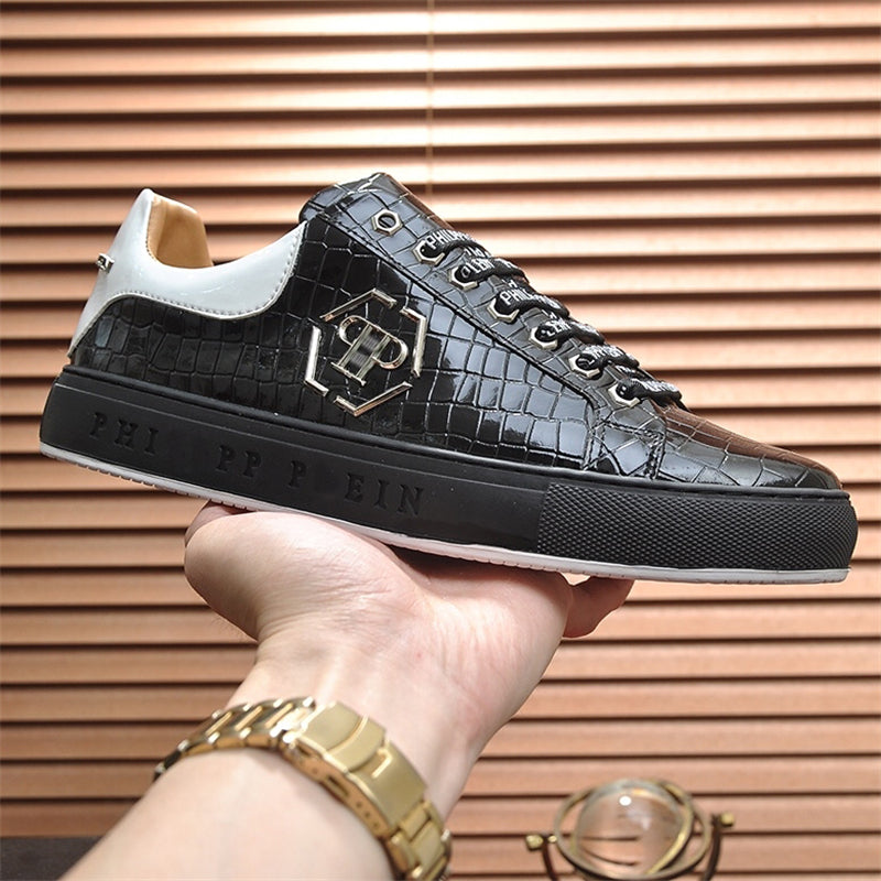 PP Men New Men's leather sneakers