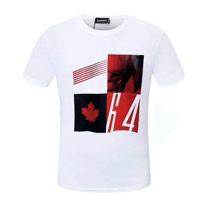 New-D2 Print 2024ss Cotton T-shirt