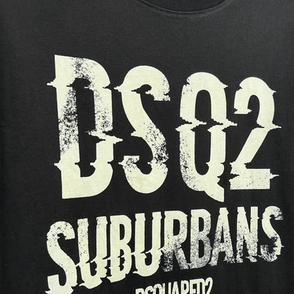 New-D2 Print 2024ss Cotton T-shirt