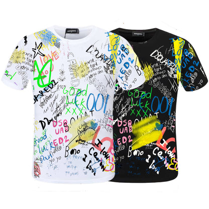 New-D2 Graffiti Craft Cotton T-shirt